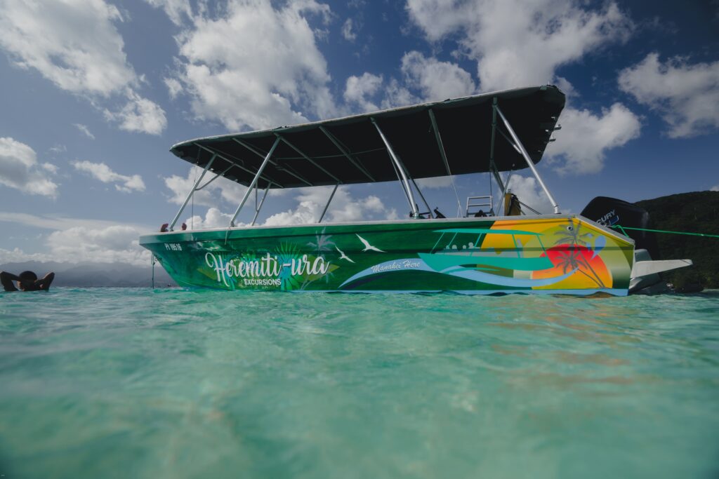 Excursion bateau vairao tahiti