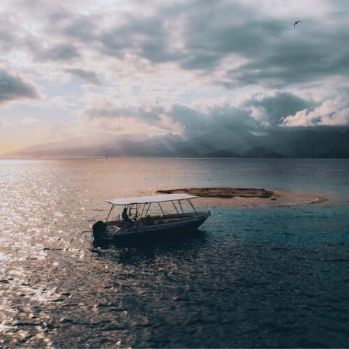 Bateau Taxiboat Sunset Vairao Tahiti