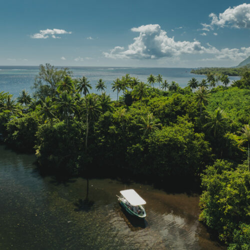 Bateau excursion presqu'île tahiti